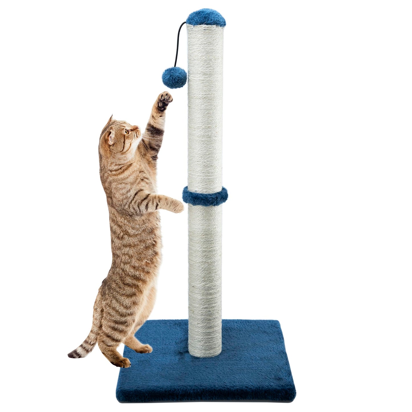 Dimaka 29" Tall Cat Scratching Post, Claw Scratcher with Scratcher