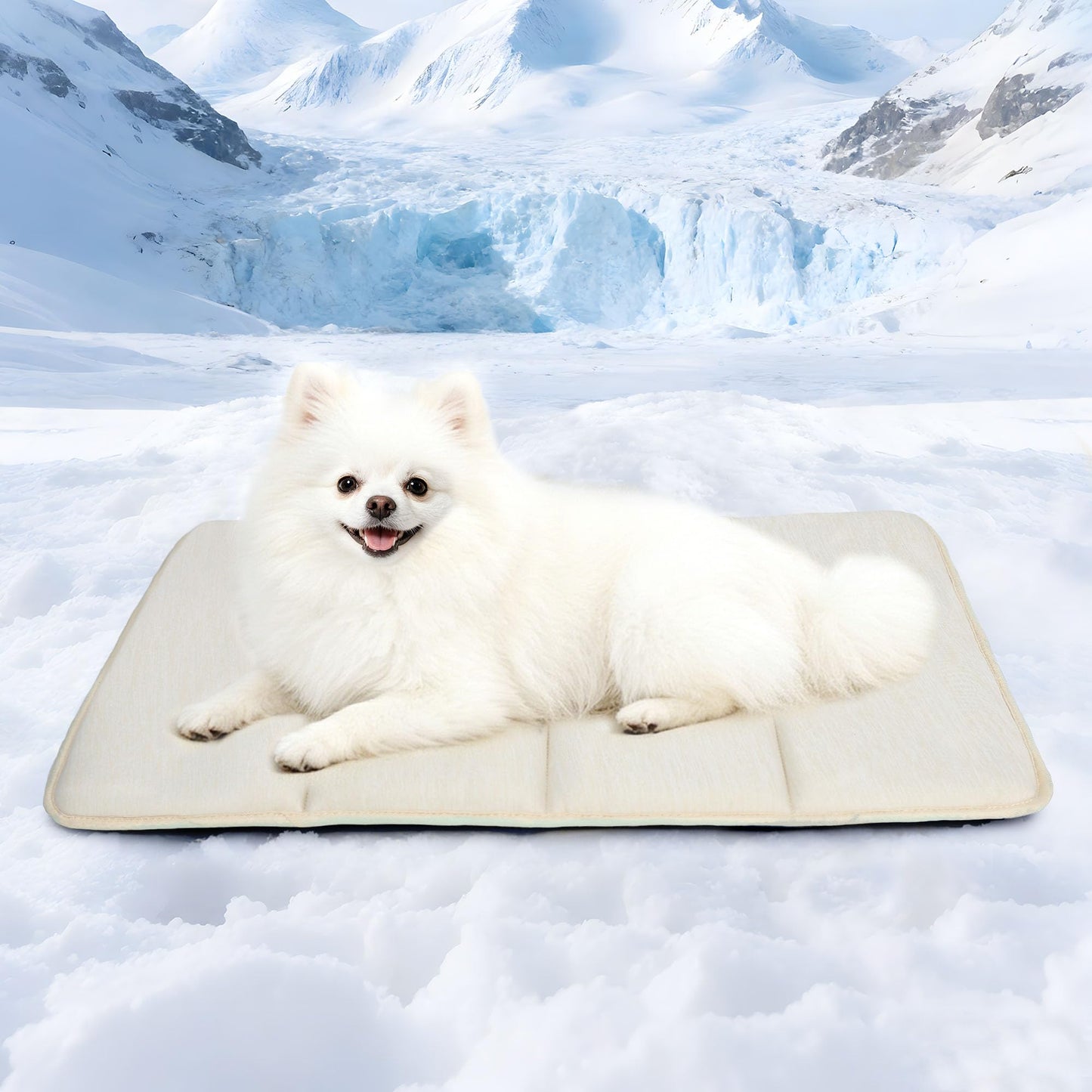 ZAKAPAWS Cooling Dog Mat Q-Max>0.5 Rapid Cooling Tech, Thin Crate