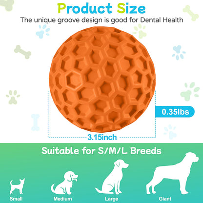havit Indestructible Squeaky Dog Balls for Aggressive Chewers Chew