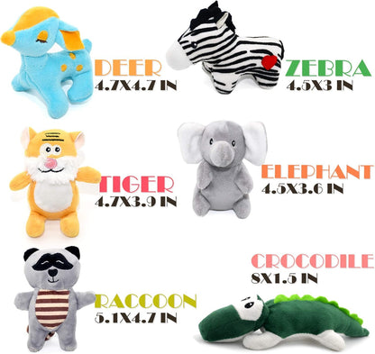 SHARLOVY Dog Squeaky Toys for Small Dogs,Stuffed Animal Puppy Plush