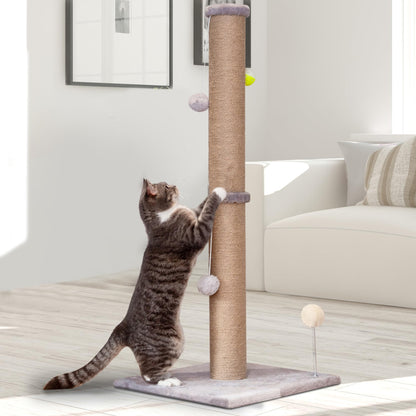 PELUOMOZ Tall Cat Scratching Post Large Cat Scratch Post for Tree