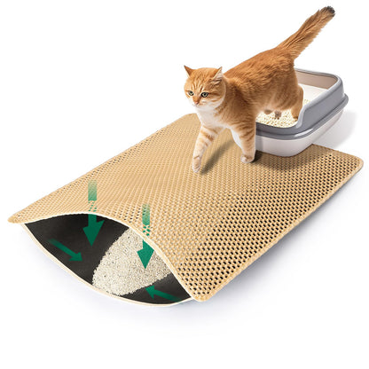 Cat Litter Mats Litter Trapping Mat,Cat Litter Box Mat for Floor Mat