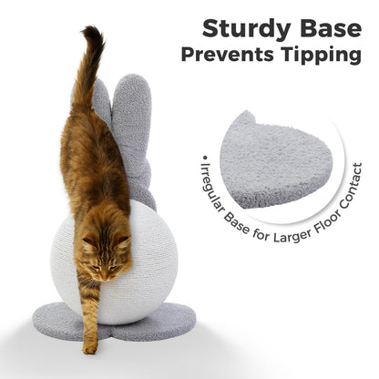 MUTTROS Cute Cat Scratcher- Bunny Style, Cat Scratching Post
