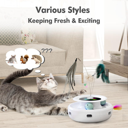 ORSDA 3in1 Interactive Cat Toys Replacement Attachments 7PCS Wand