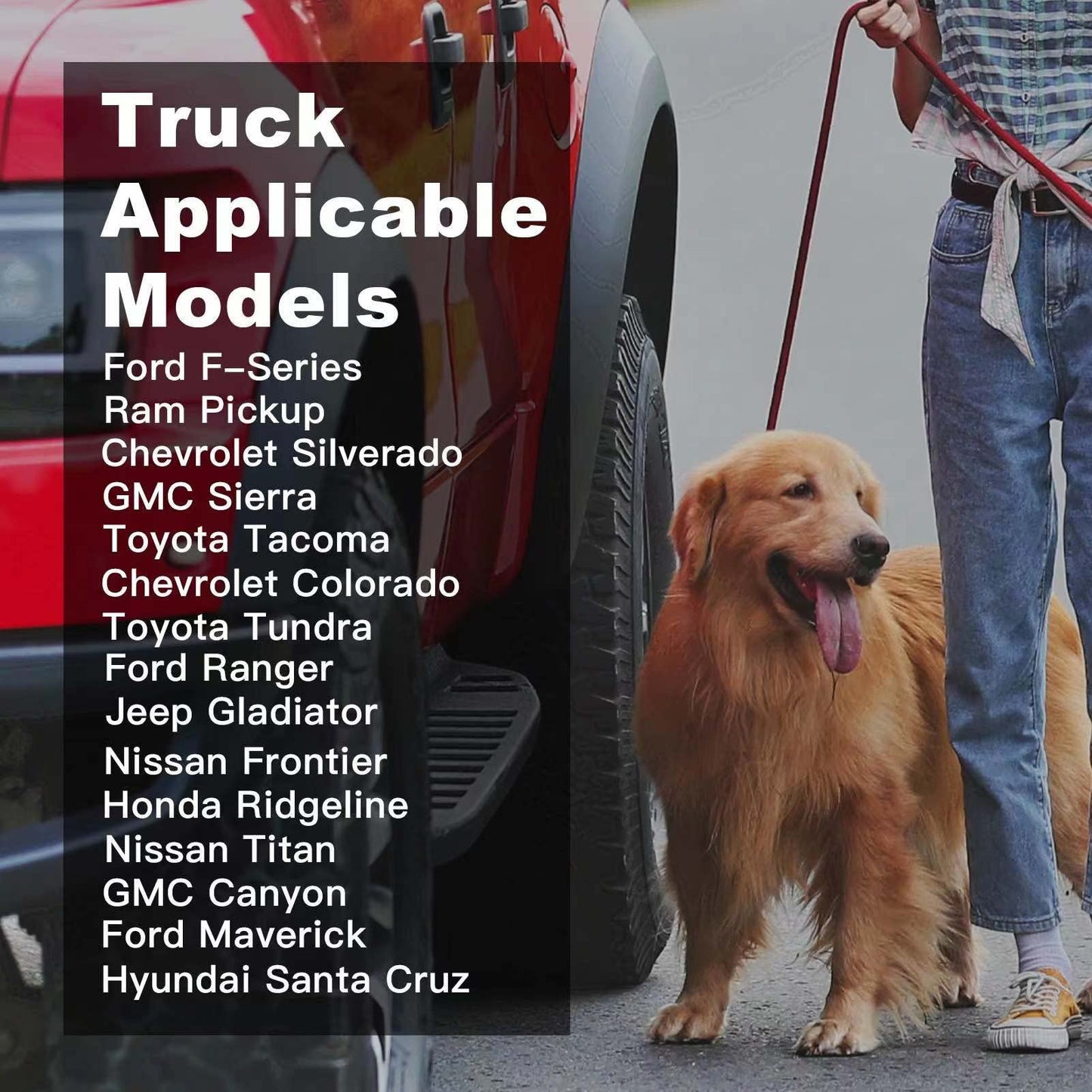 Meginc Dog Car Seat Cover for Trucks, Dog Seat Cover for Back Seat