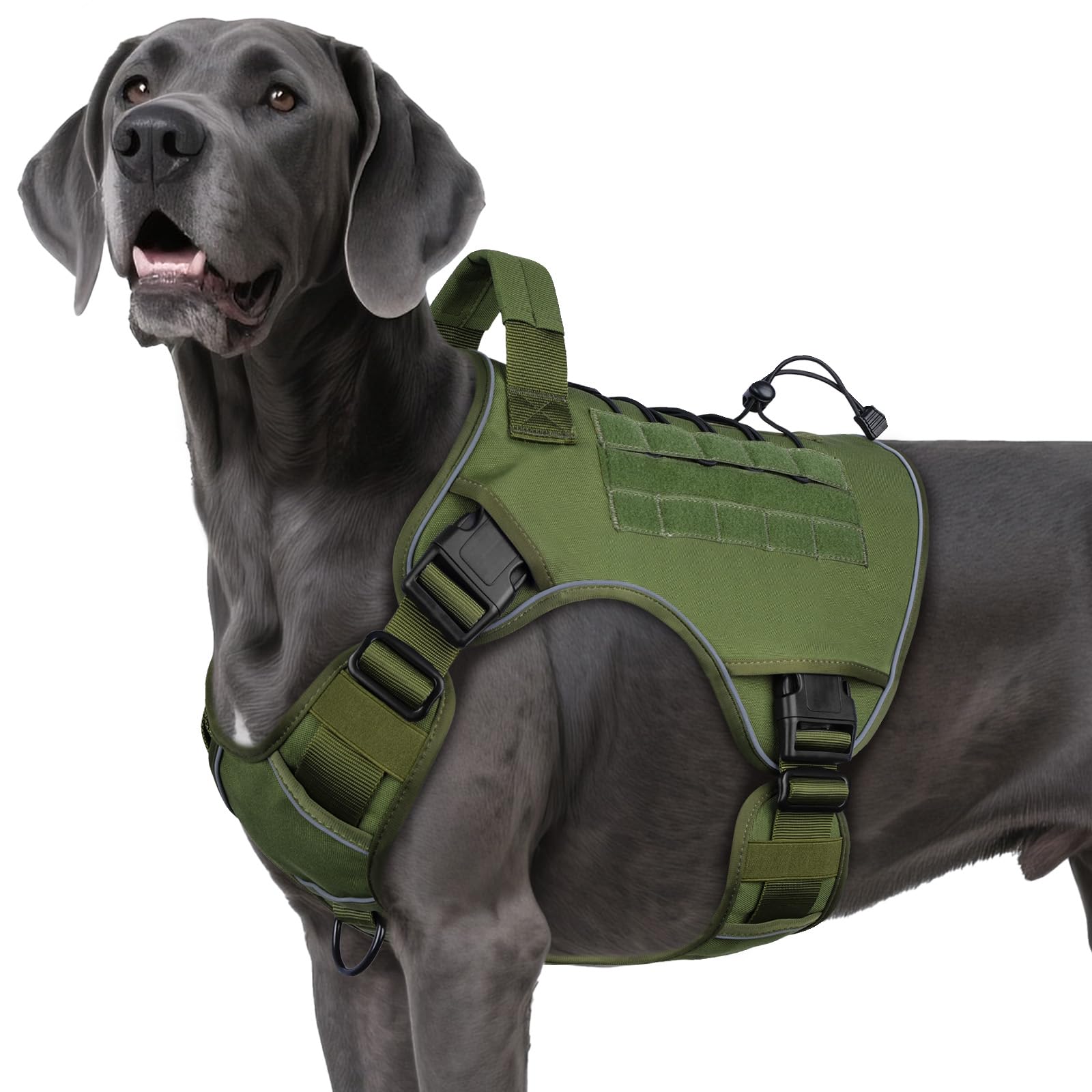 WINGOIN Tactical Dog Harness for Extra Large Dogs, Heavy Duty Harness
