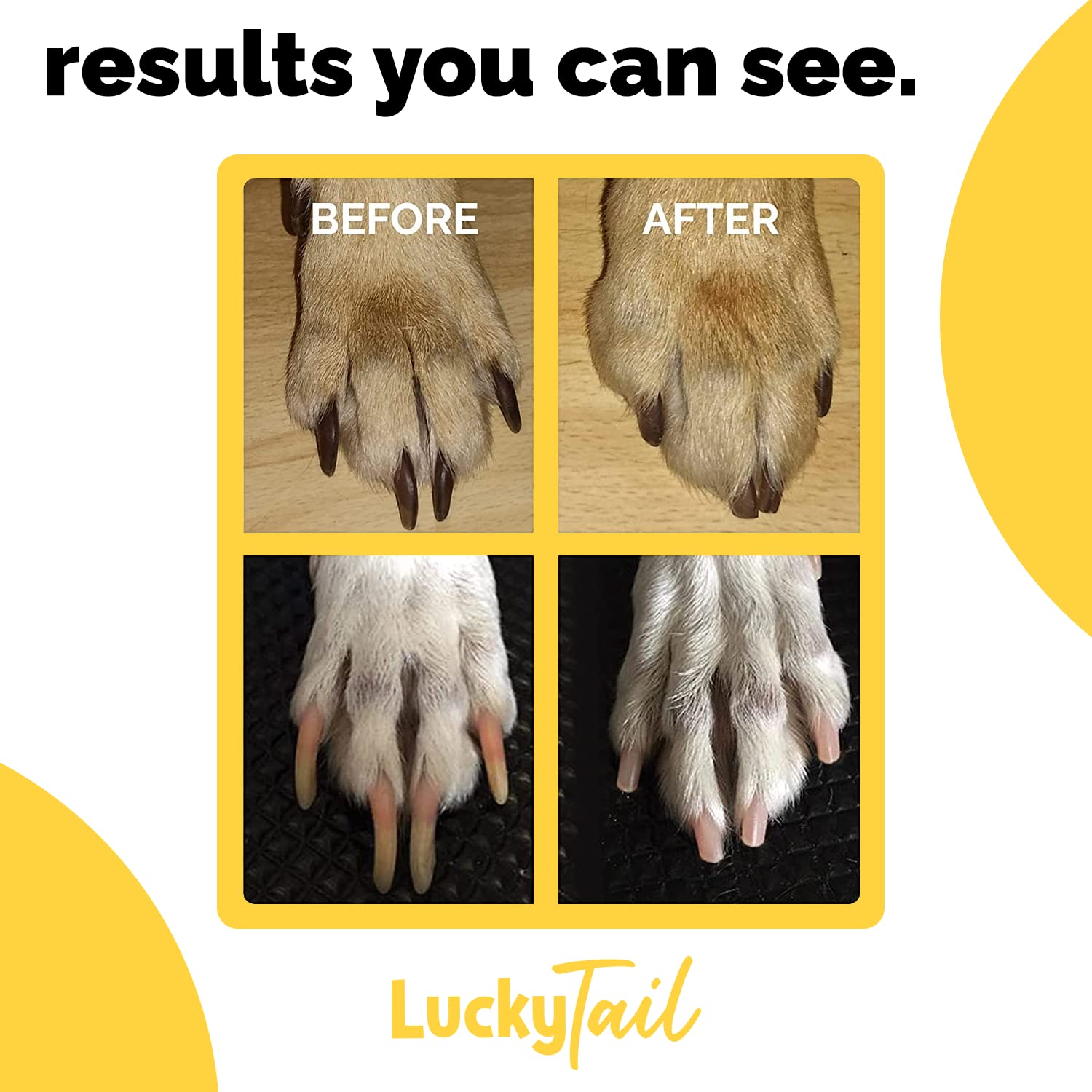 LUCKY TAIL Dog Nail Grinder Regular, Hard Soft Replacement Head Kit