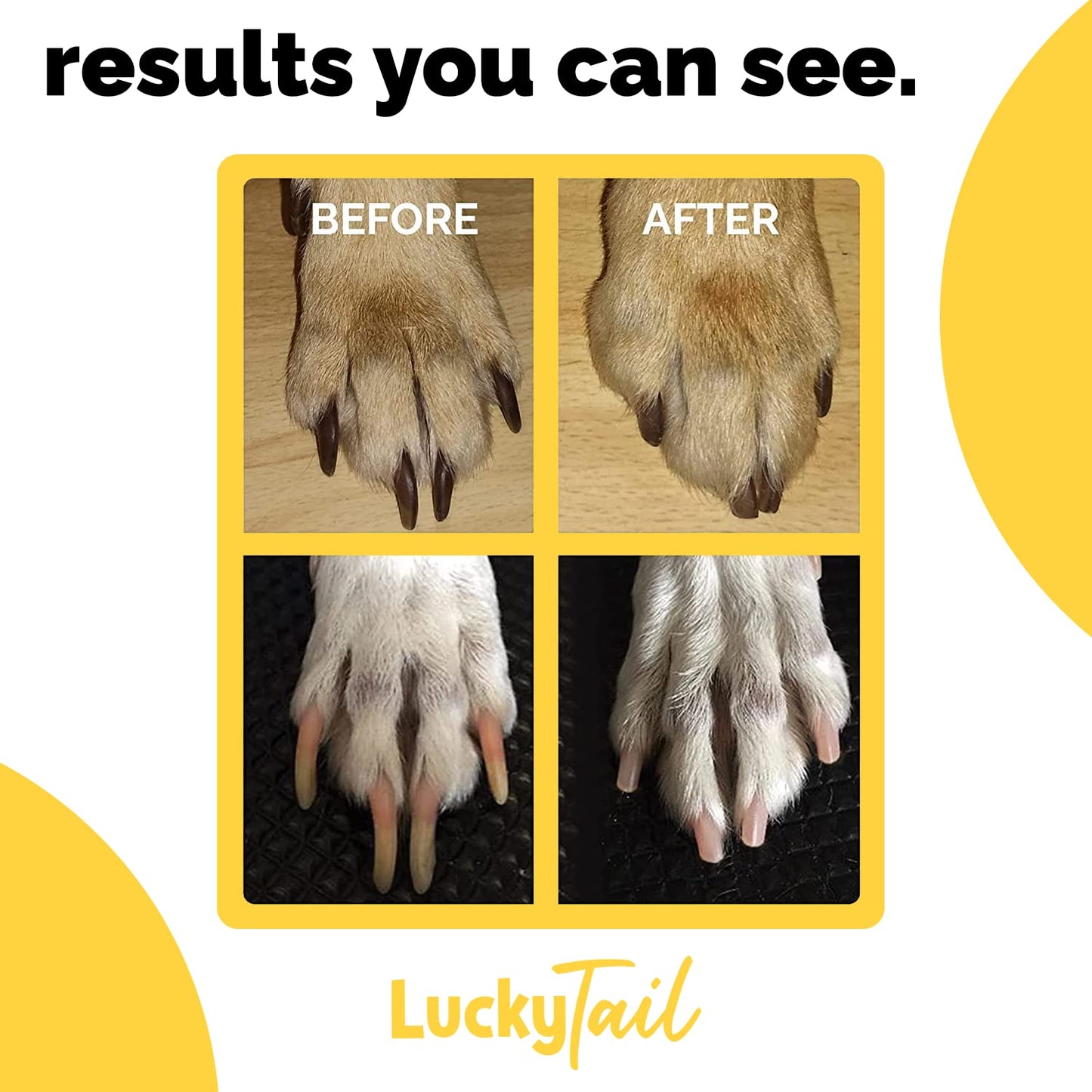LUCKY TAIL Dog Nail Grinder Hard Soft Replacement Heads Tool