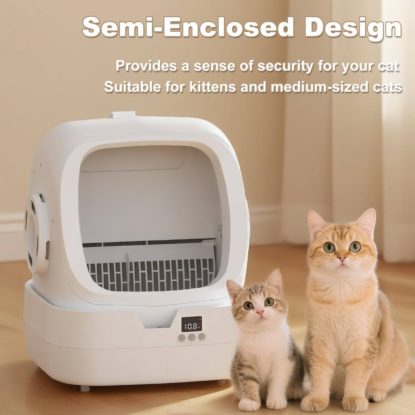 Mintakawa Automatic Cat Litter Box Self Cleaning APP Control Box