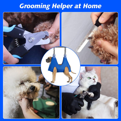 ATESON Pet Grooming Hammock for XXL Large Dogs with Nail Clippers/Nail