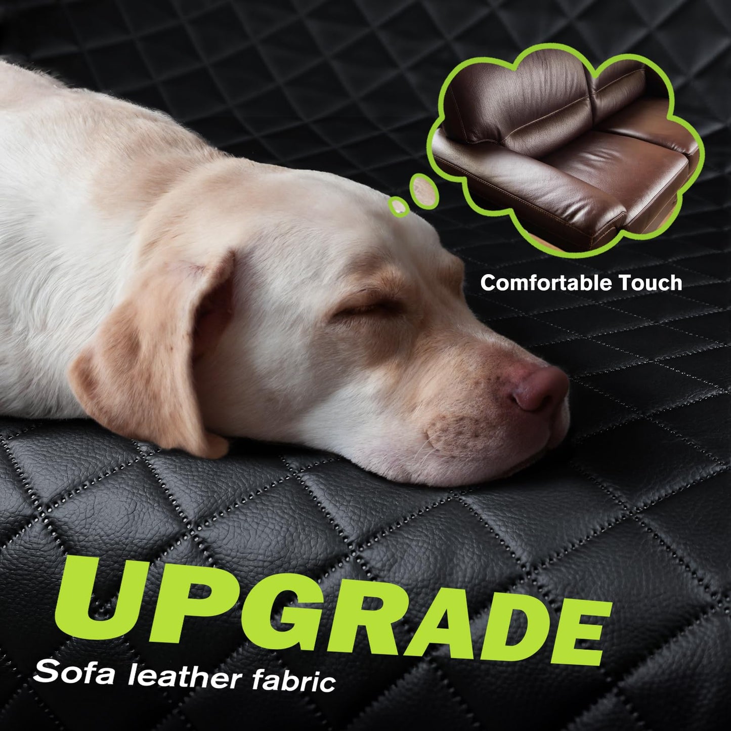 Pecute Back Seat Extender for Dogs 56.29 * Car Window Fixing Seat