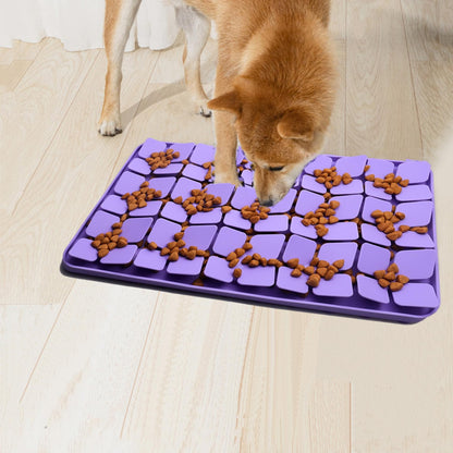Femont Silicone Snuffle Mat for Small Medium Dogs,Slow Feeder Lick Mat