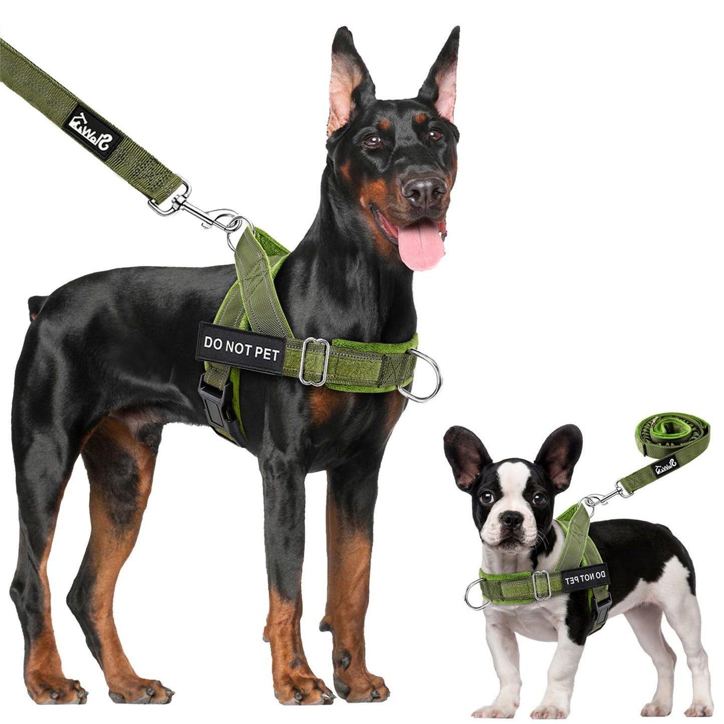Lukovee No Pull Dog Harness Leash Set Heavy Duty Dog Vest Harness