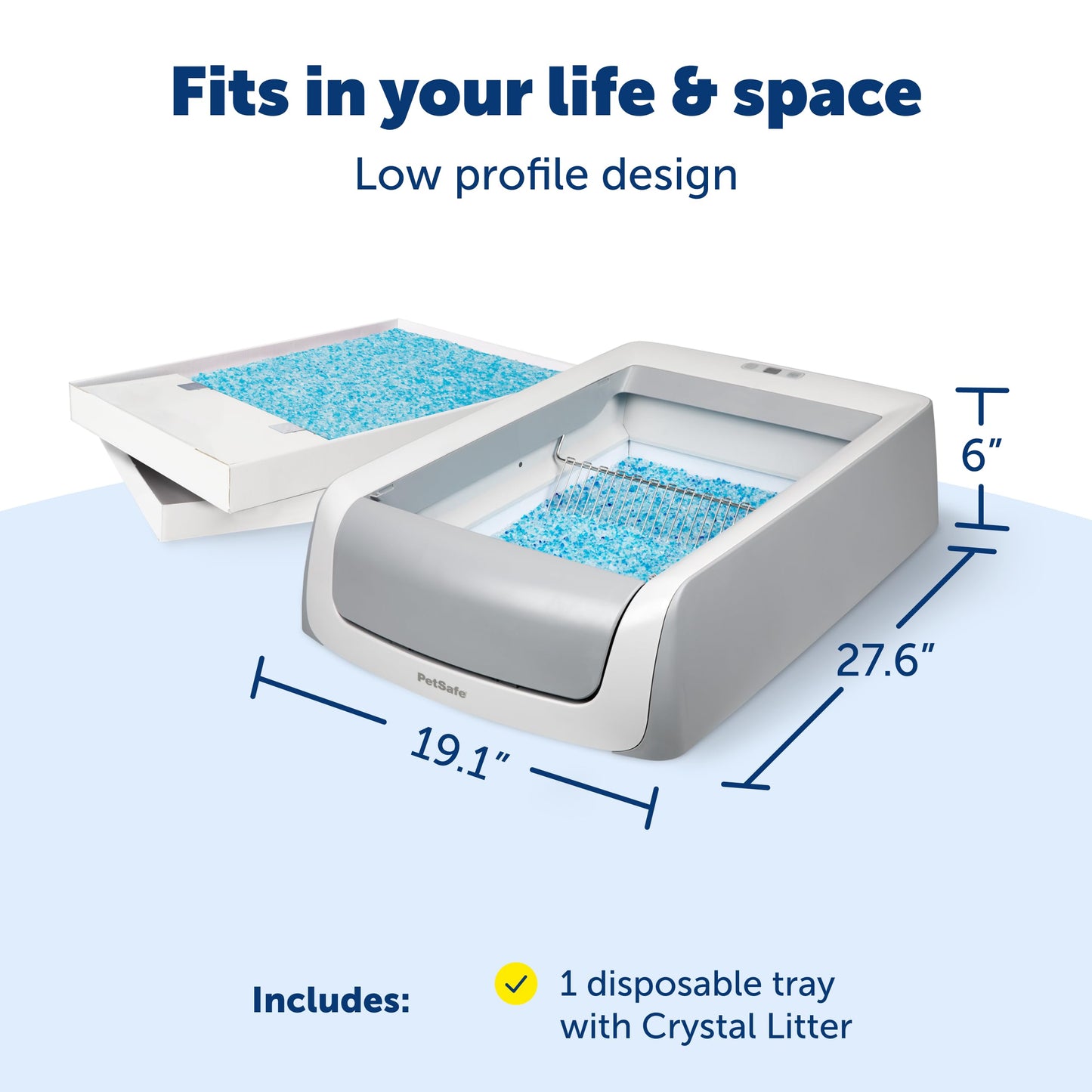 PetSafe ScoopFree Crystal Pro Legacy Automatic Self-Cleaning Tray