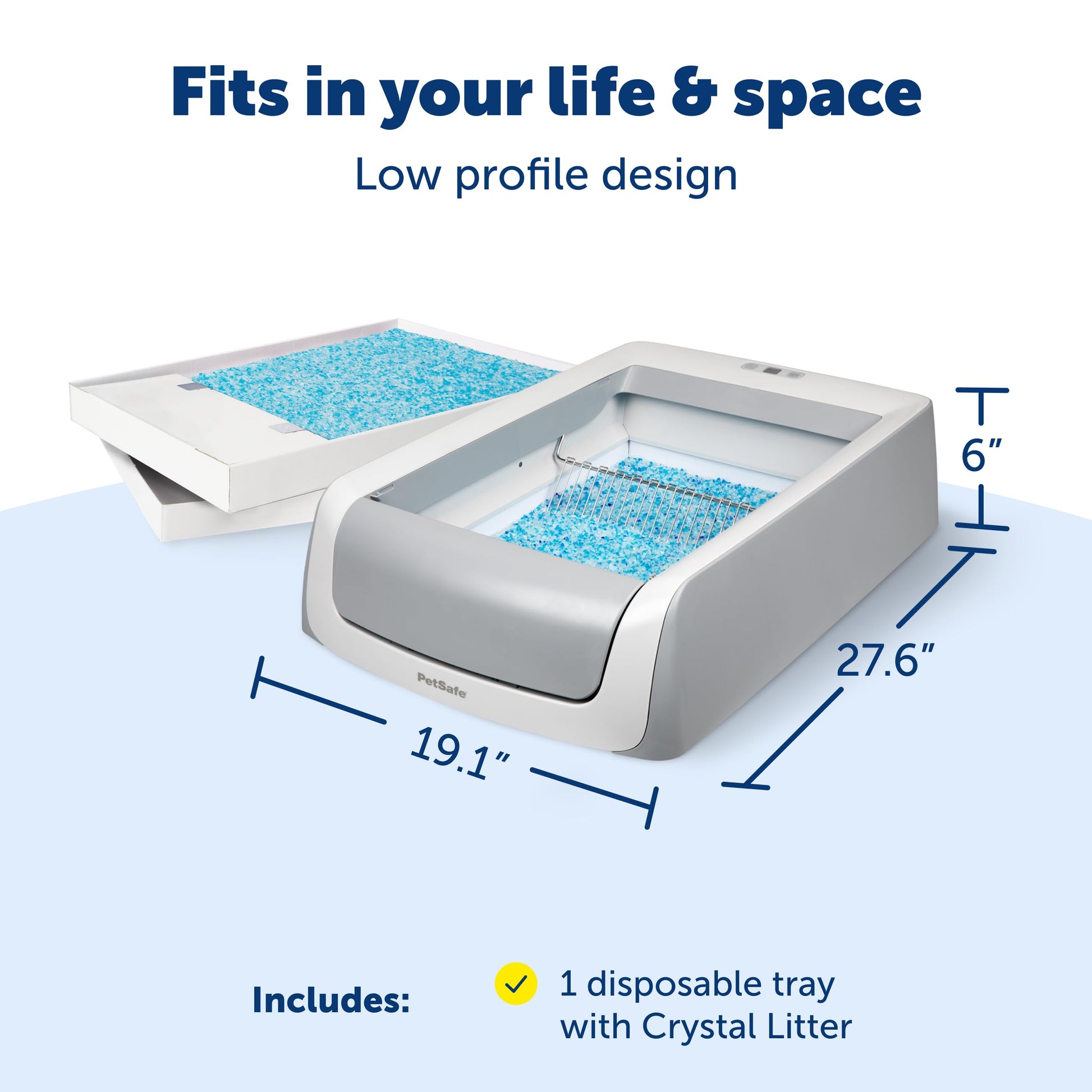 PetSafe ScoopFree Crystal Pro Legacy Automatic Self-Cleaning Tray