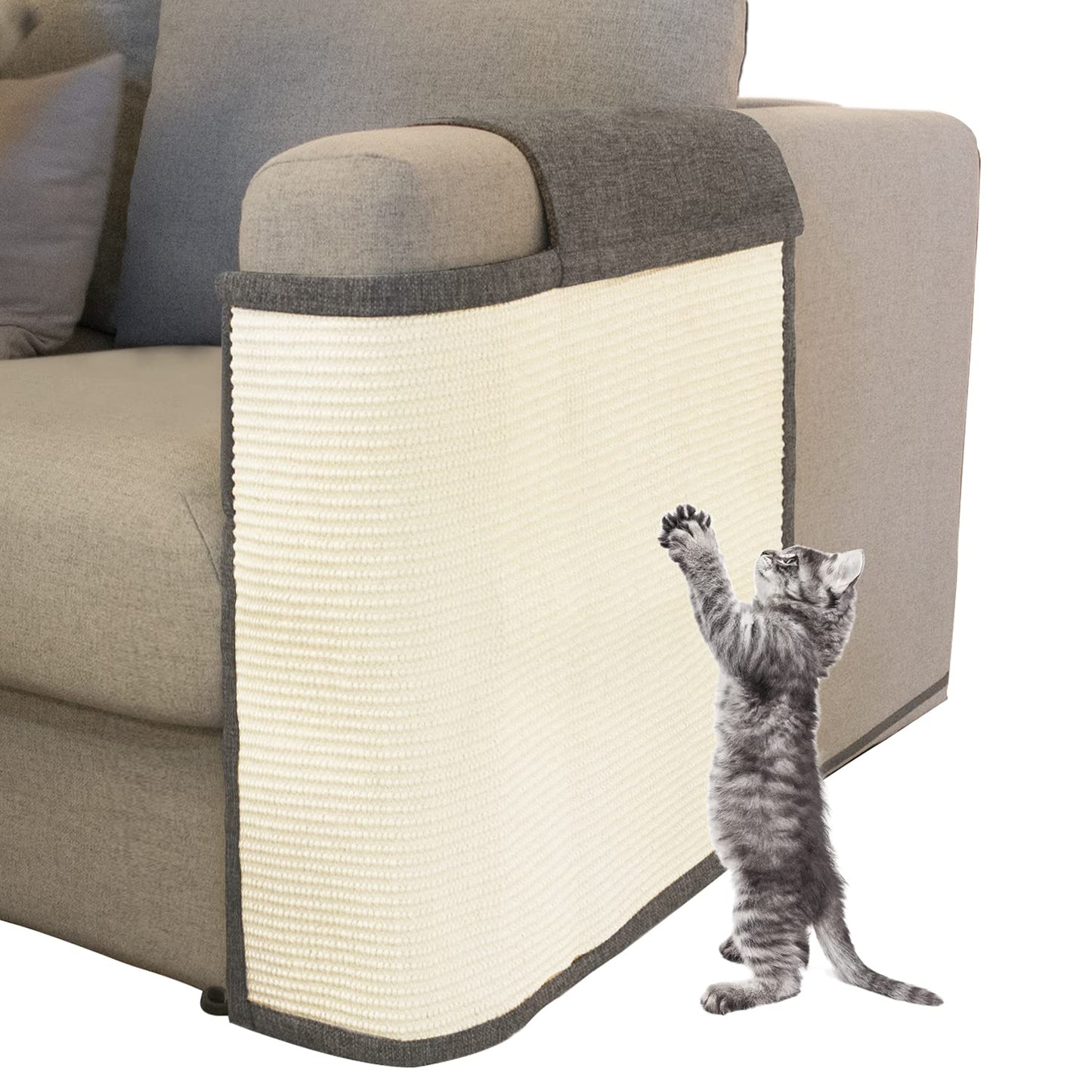 Cat Scratch Sofa Protector,Cat Scratching Couch Protector with L* Mat
