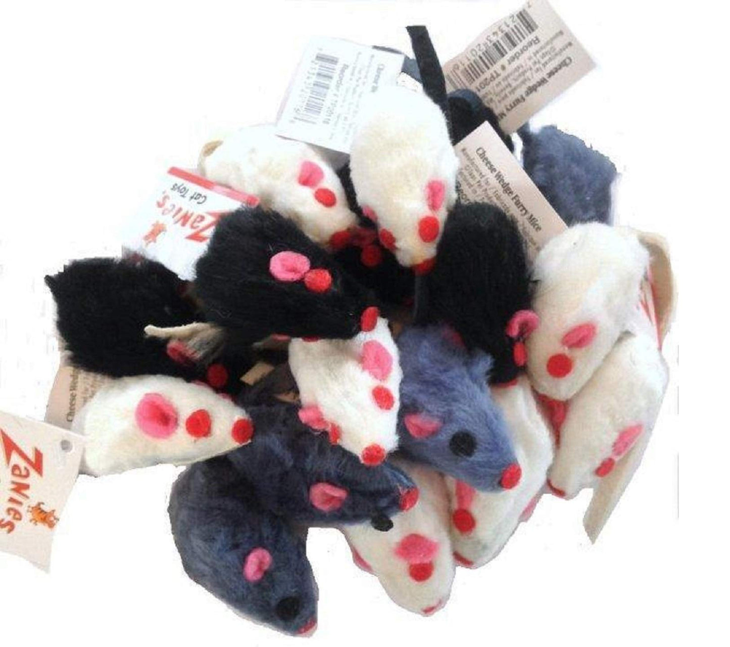 20 x Cat Toy Realistic Fur Mice Toy