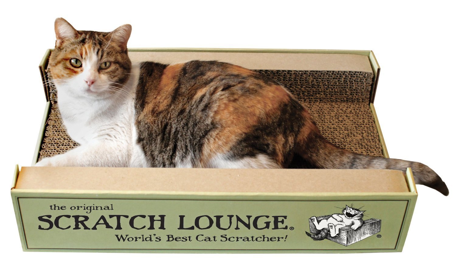 The Original Scratch Lounge XL Worlds Best Cat Scratcher Scratcher