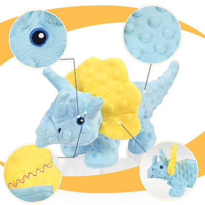 LECHONG No Stuffing Dog Toys for Aggressive Chewers, Squeaky Dog Toys