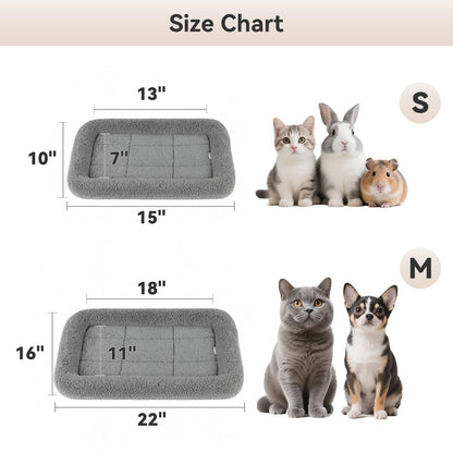 LESYPET Cat Bed for Indoor Cats, Soft Cat Cushion with Cat Pillow Bed