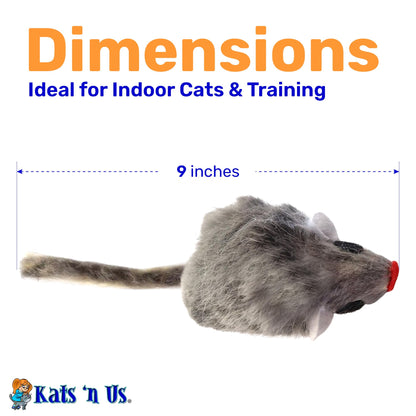 Kats'N Us Fur Mouse Cat Toy 10 Pak Mouse