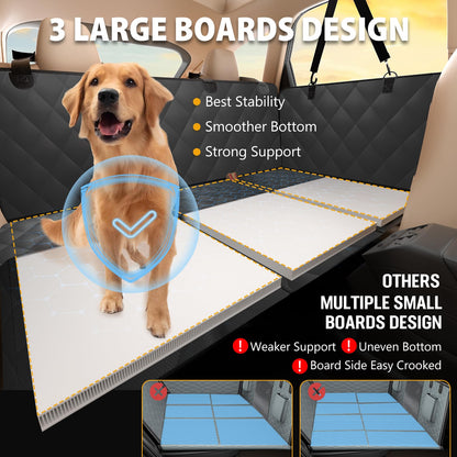 ROUWINNE Back Seat Extender for Dogs-Large Space, Dog Car Seat Cover