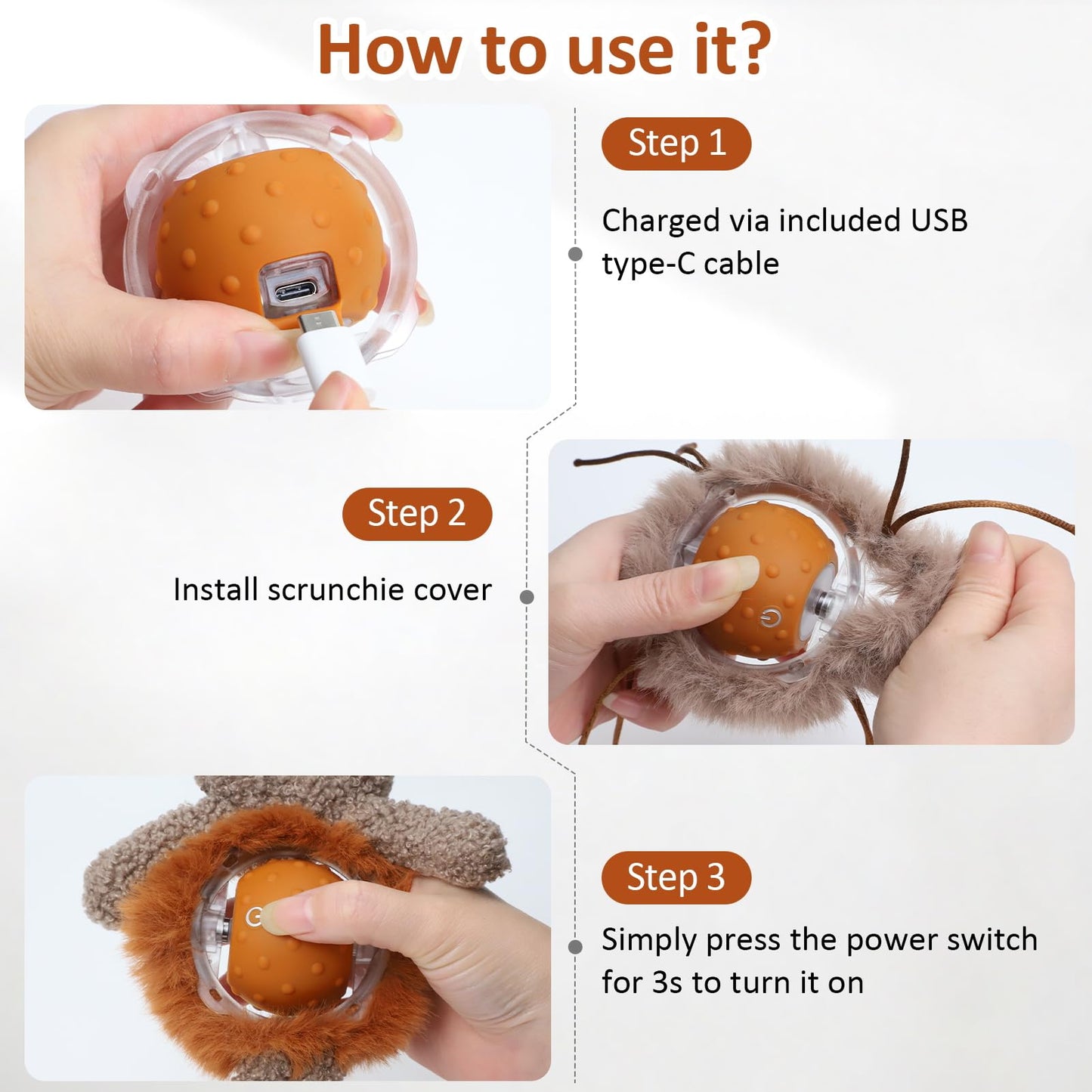 Sofolor Interactive Cat Toys for Indoor Cats, Electric Cat Mouse Toy