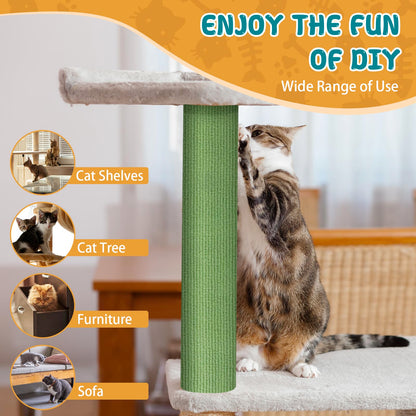 Climbing Cat Scratcher Mat Trimmable Cat Scratching Post Carpet Tree