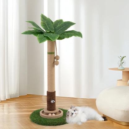 Woochpet Cat Scratching Post 35'' Tall Cat Scratcher Tree Tower
