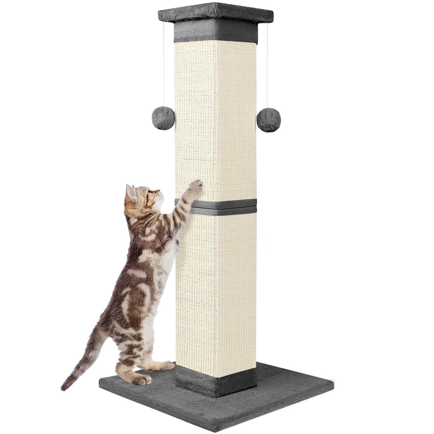 Cat Scratching Post Nature Sisal Scratch Post for Indoor Scratcher