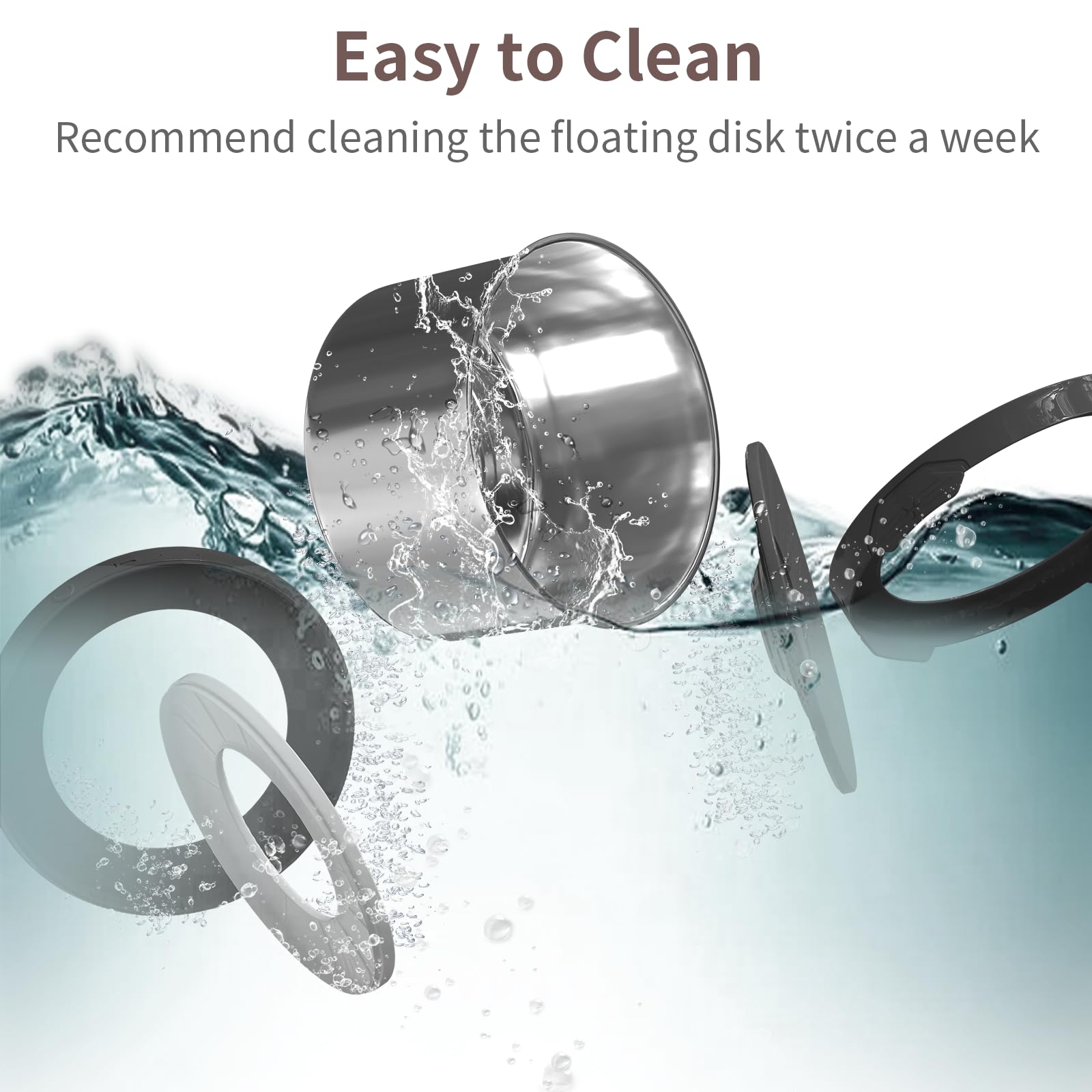 Dog Water Bowl No Spill Stainless Steel Water Bowl