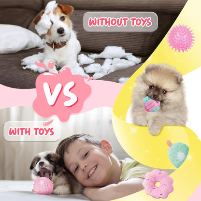 XIUGOAL Puppy Toys for Boredom 23 Pack Puppy Chew Toys for Chew