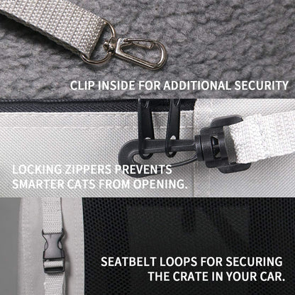 Petseek Extra Extra Large Cat Carrier Soft Sided, Portable Carrier