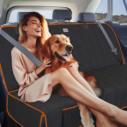 Reliadura Dog Seat Cover for Back Seat Waterproof Bench Seat Seat