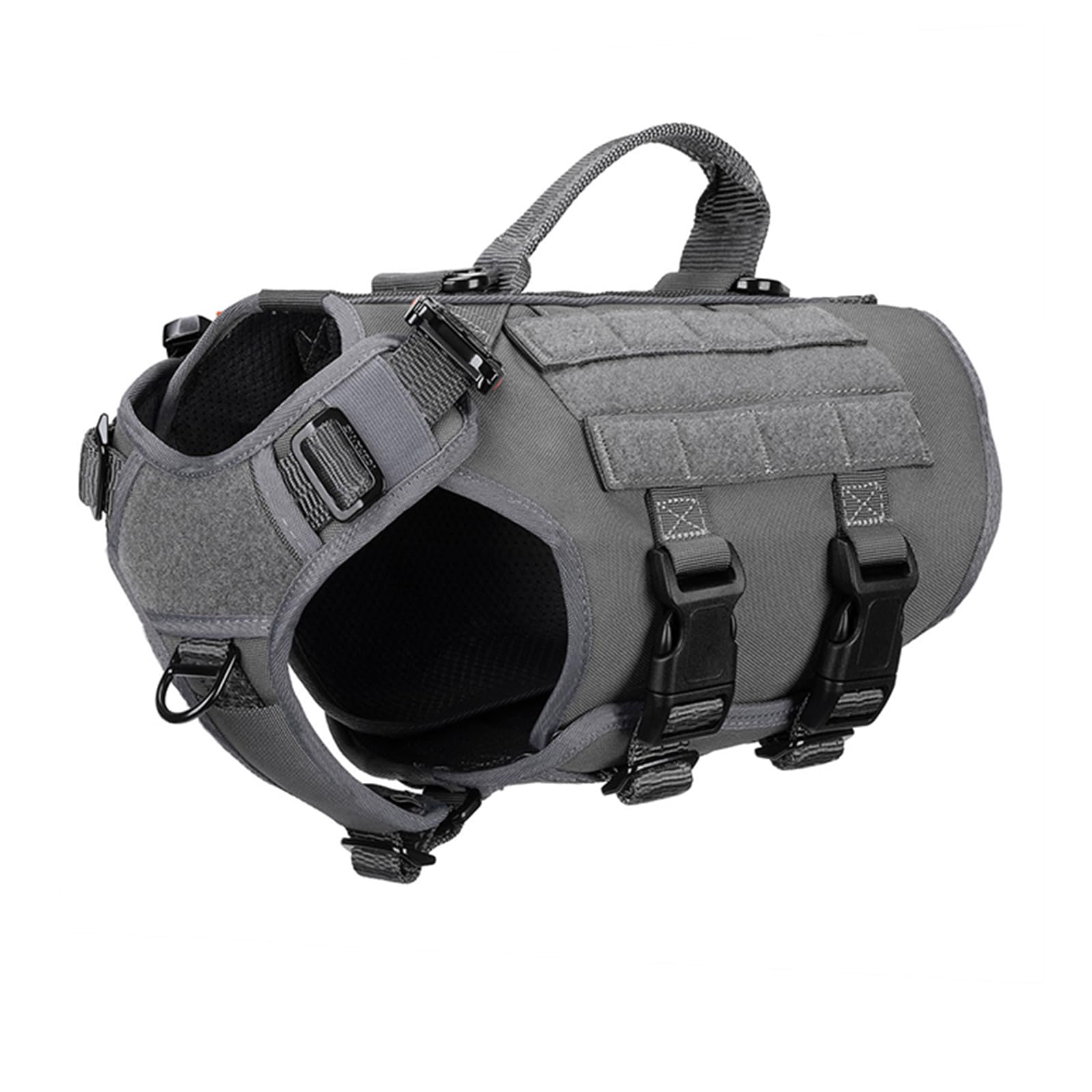 ICEFANG Tactical Dog Operation Harness with 6X Buckle,Dog Molle Vest
