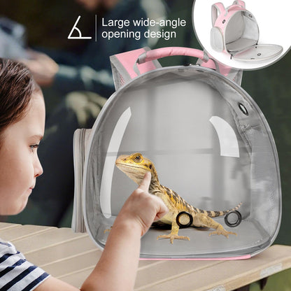 Hamster Backpack Carrier, Bearded Dragon Carrier Backpack with Carrier