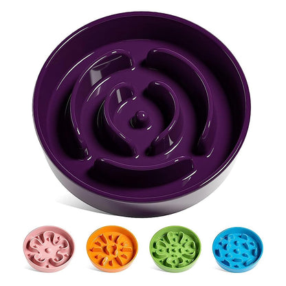 LE TAUCI Slow Feeder Dog Bowls Ceramic, 3 Cups Slow Feeding Dog Puzzle