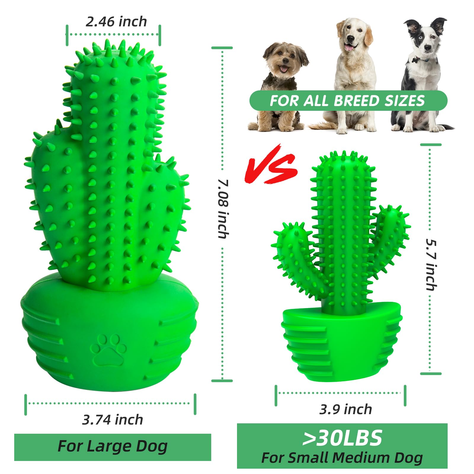 Pamlulu Dog Chew Toys Dog Toothbrush Stick Teeth Cleaning Brush Chew