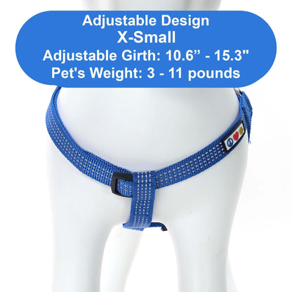 Pawtitas Reflective Step-in Dog Harness Adjustable No-Pull Vest