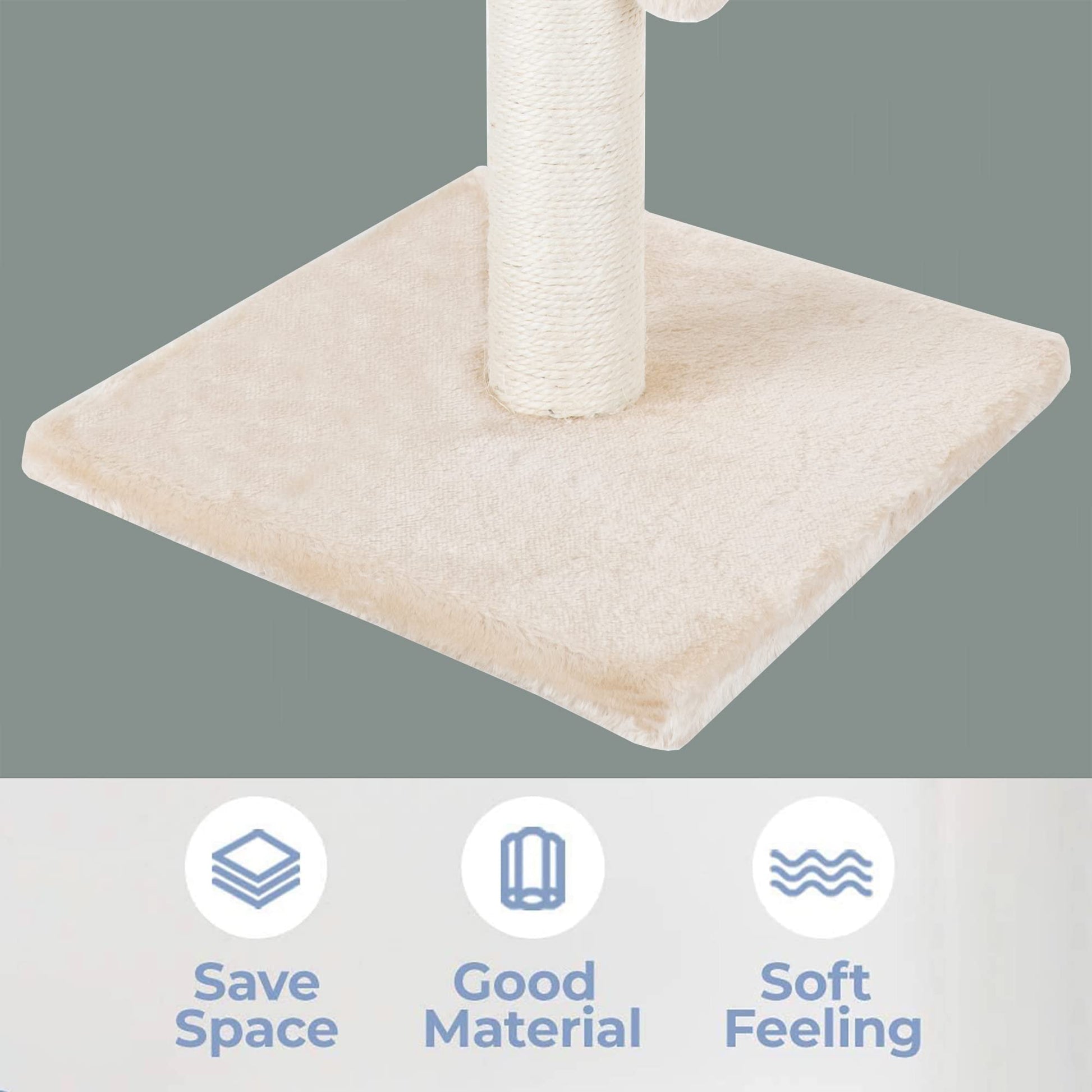 Dimaka 34'' Cat Scratching Post, Cat Scratching Post, Cat Scratcher
