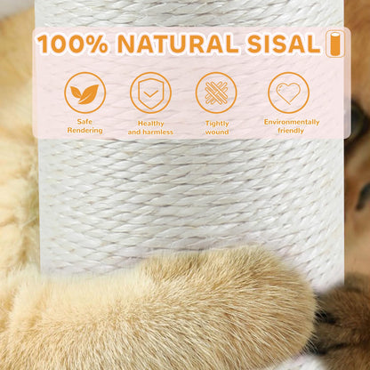 Cat Scratching Post,45'' Tall Scratching Post for Indoor Scratcher