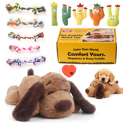 BEVERLYSHARK Puppy Heartbeat Toy Dog Anxiety Relief Sleep Crate