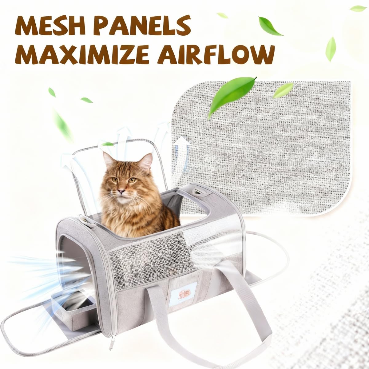 Soft Cat Carrier for Pets Up to Cat Pet Travel Bag with Padded Bag