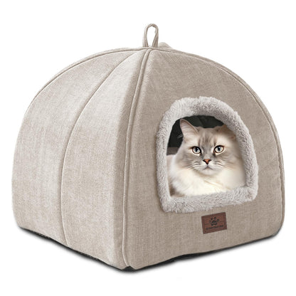 WINDRACING Cat Bed for Indoor Cats Cat Cave Cat House Cats Tent Bed