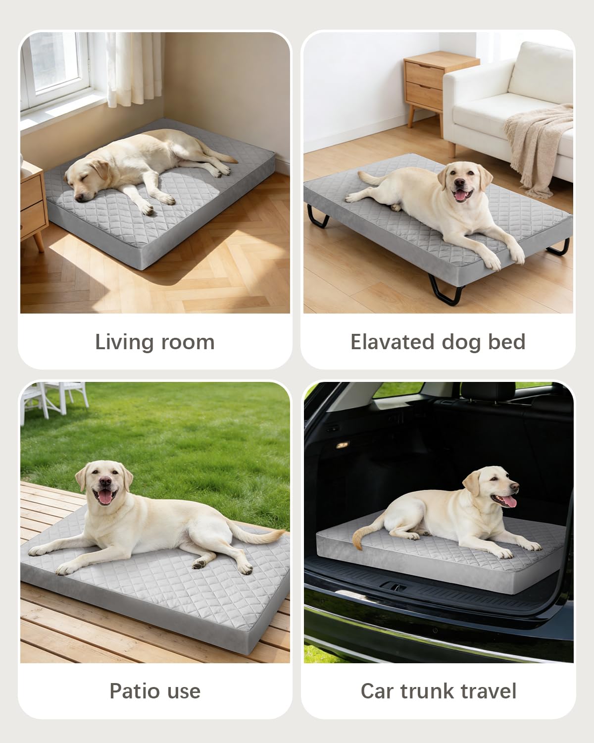 NUPIDA Orthopedic XL Dog Beds Large Sized Dog Waterproof Bed