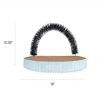 Catstages Scratch Groom Cat Scratcher with Removable Curved Scratcher