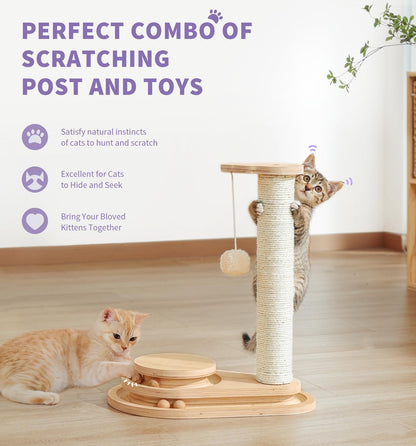 Made4Pets Cat Scratching Post Cat Scratcher Kitten Toys for Scratcher