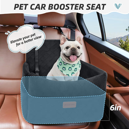 HEGGCOOE Small Dog Car Seat, Memory Foam Dog Booster Car Seats Seat