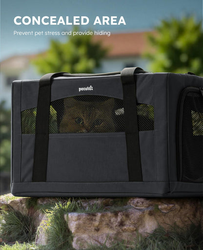 Pecute Cat Carrier Stable XL, Pet Carrier Breathable and Portable, Bag