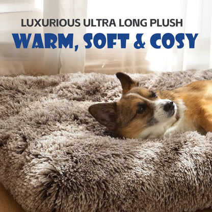 ULIGOTA Dog Crate Pad for Large Dogs, Deluxe Plush Anti-Slip Pet Bed